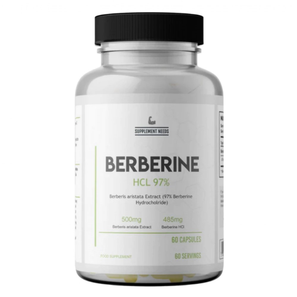 Supplement Needs Berberine HCL 97% - 60 Caps