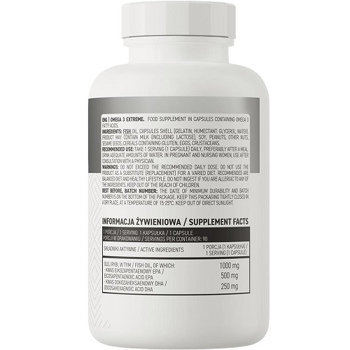 OstroVit Omega 3 Extreme - 90 Caps OstroVit Omega 3 Extreme - 90 Caps