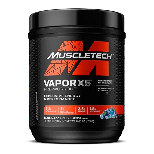 MuscleTech Vapor X5 Next Gen 30 servings - Blue Raspberry **BEST BEFORE 17/11/2025** MuscleTech Vapor X5 Next Gen 30 servings - Blue Raspberry **BEST BEFORE 17/11/2025**