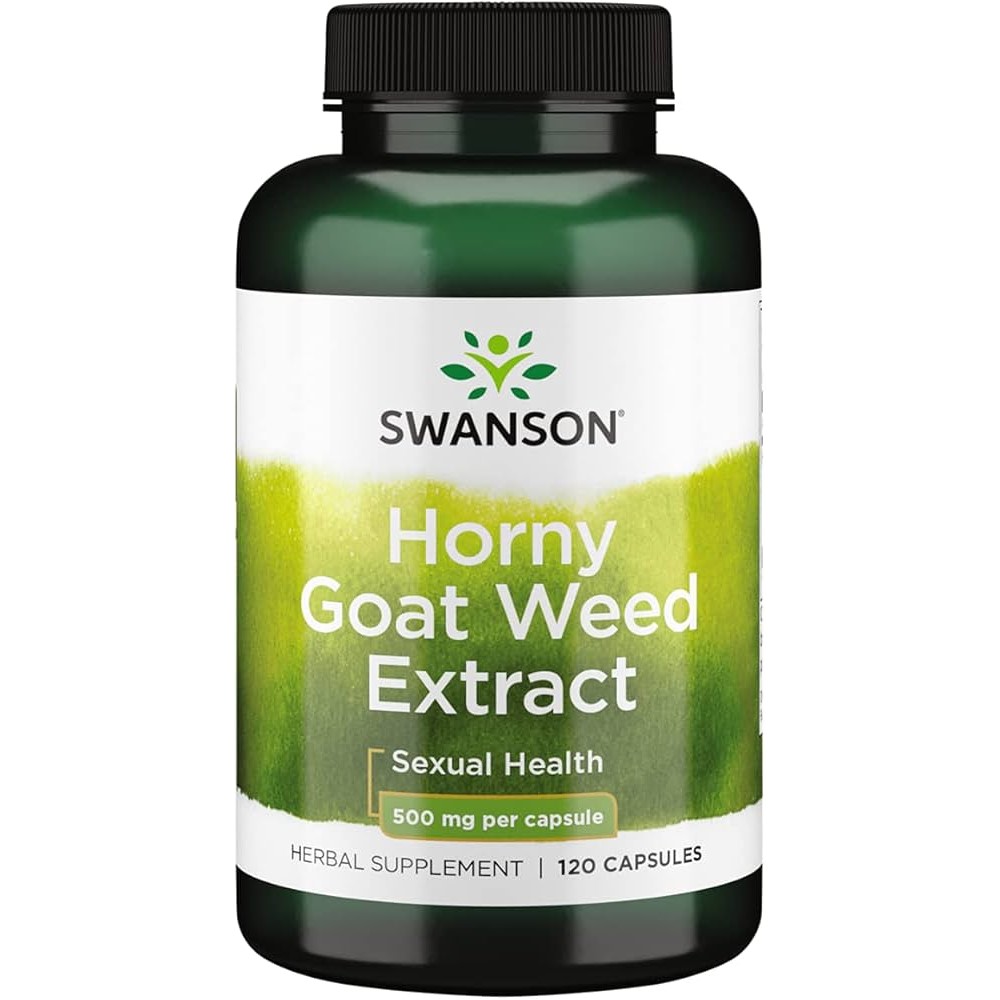 Swanson Horny Goat Weed Extract 500mg - 120 caps Swanson Horny Goat Weed Extract 500mg - 120 caps