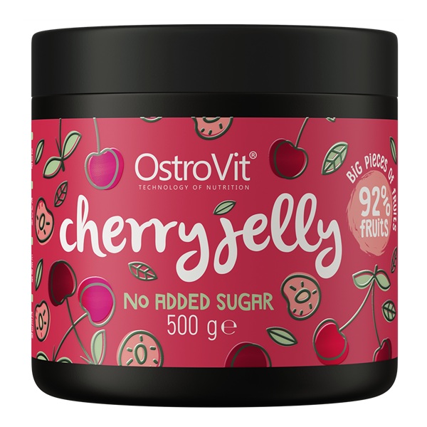 OstroVit Cherry Jelly - 500g - No Added Sugar