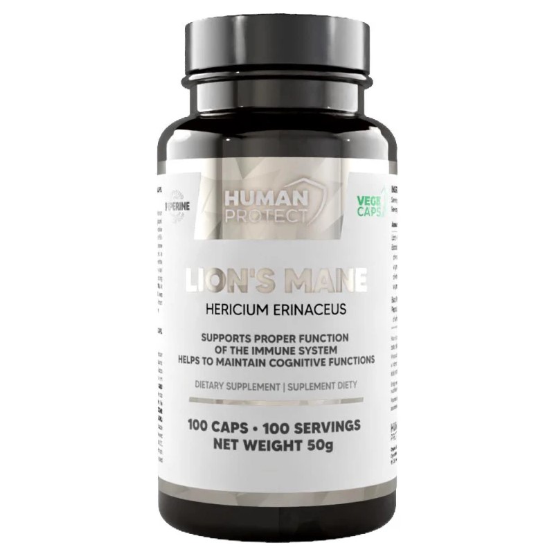 Human Protect Lion's Mane 400mg - 100 caps Human Protect Lion's Mane 400mg - 100 caps