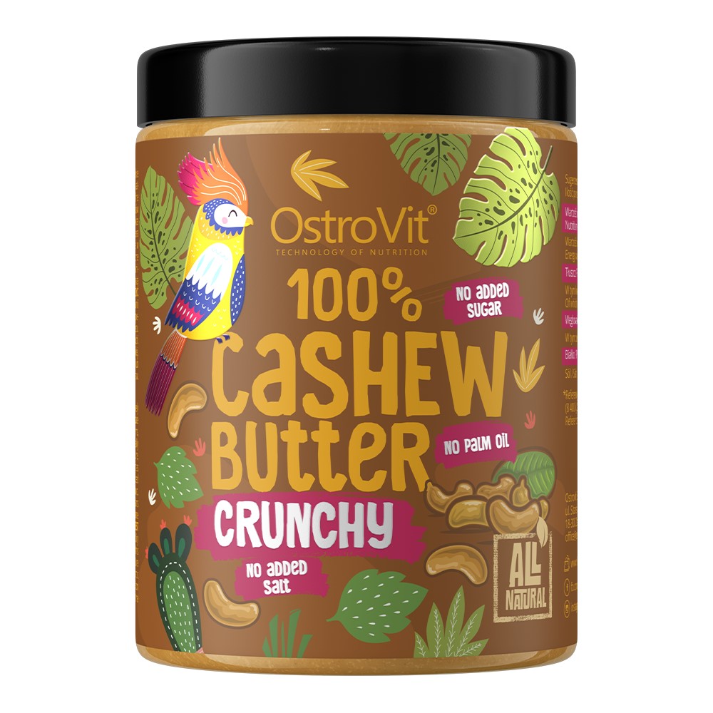 OstroVit 100% Cashew Butter - 1000 g Crunchy OstroVit 100% Cashew Butter - 1000 g Crunchy