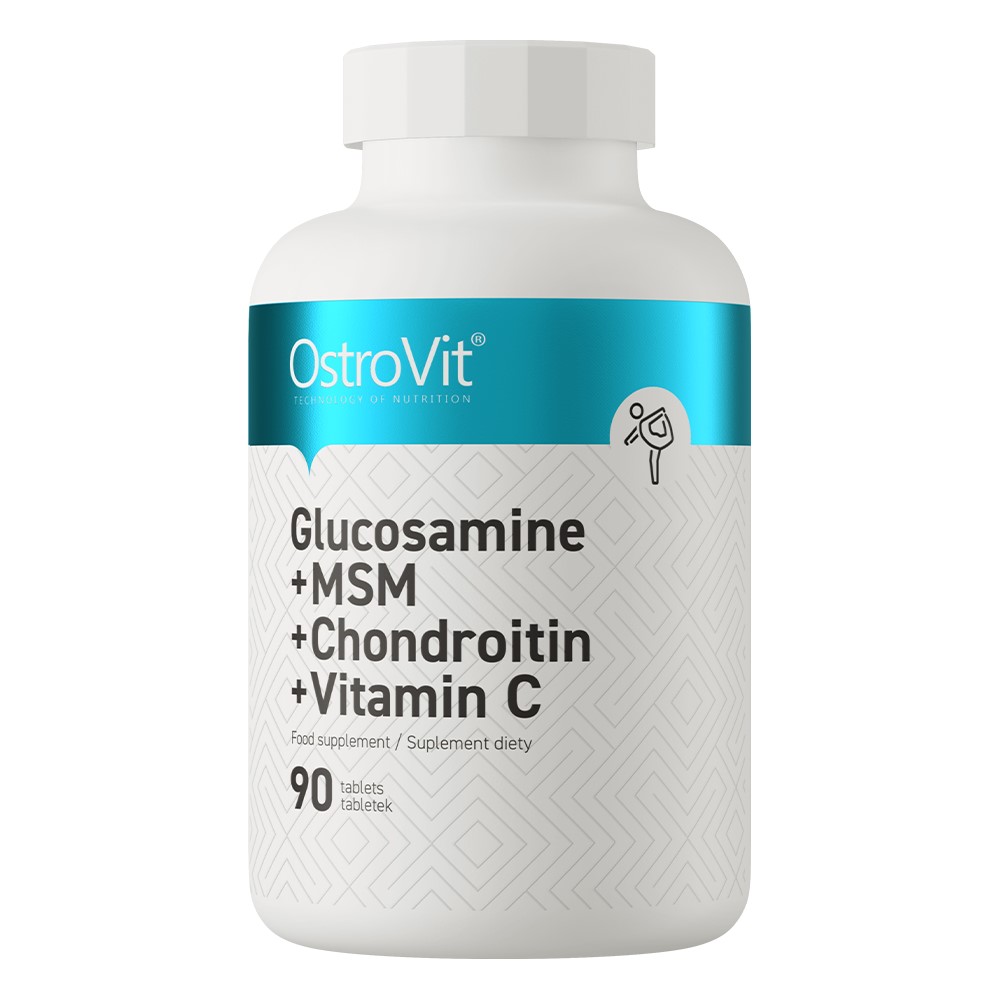 OstroVit Glucosamine + MSM + Chondroitin + Vitamin C - 90 Tabs