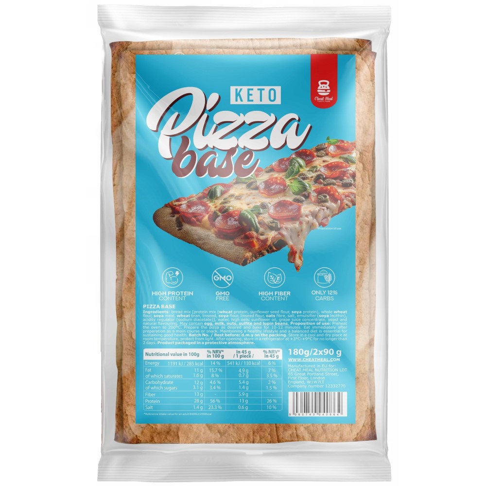 Cheat Meal Keto Pizza Base - 90g (Pack of 2)