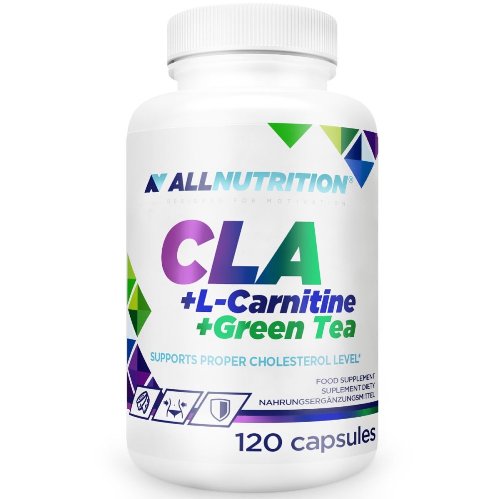 Allnutrition CLA + L-Carnitine + Green Tea - 120 Caps Allnutrition CLA + L-Carnitine + Green Tea - 120 Caps