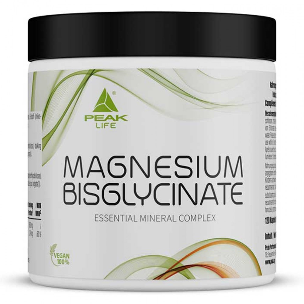 Peak Life Magnesium Bisglycinate - 120 Caps