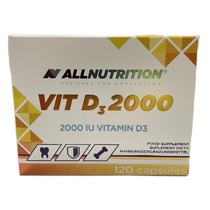 Allnutrition Vit D3 2000IU - 120 Caps Allnutrition Vit D3 2000IU - 120 Caps