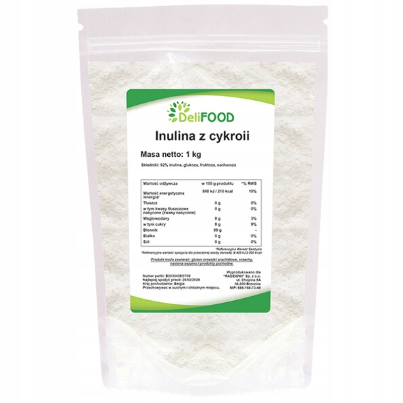 Deli Food Chicory Inulin - 1000g