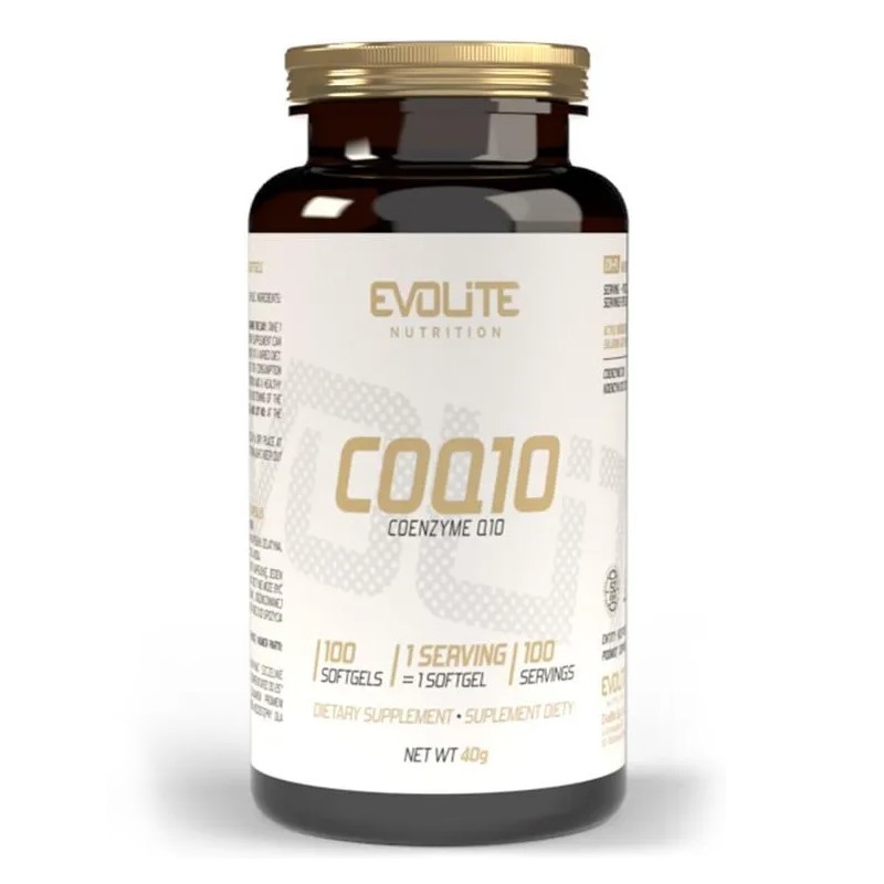 Evolite Coenzyme Q10 100mg - 100 Softgels