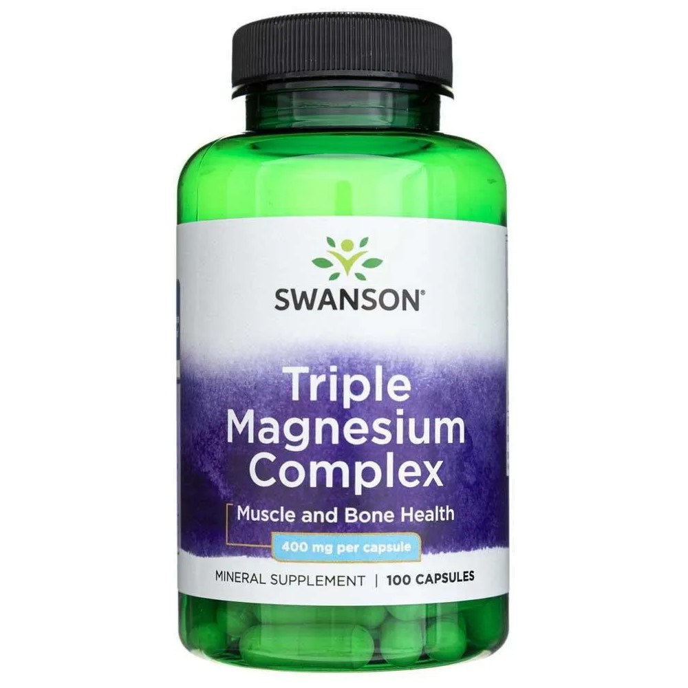 Swanson Triple Magnesium Complex 400mg - 100 caps