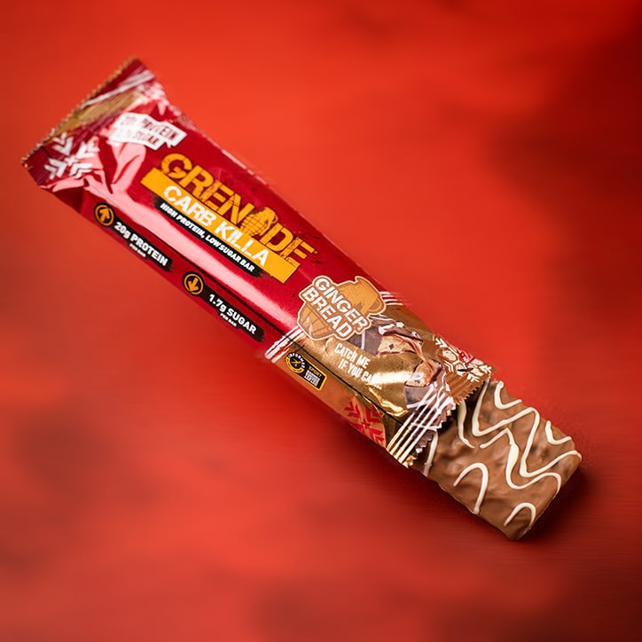 Grenade Carb Killa Bar - 60 g (Box of 12) - Gingerbread **BEST BEFORE 07/2025** Grenade Carb Killa Bar - 60 g (Box of 12) - Gingerbread **BEST BEFORE 07/2025**