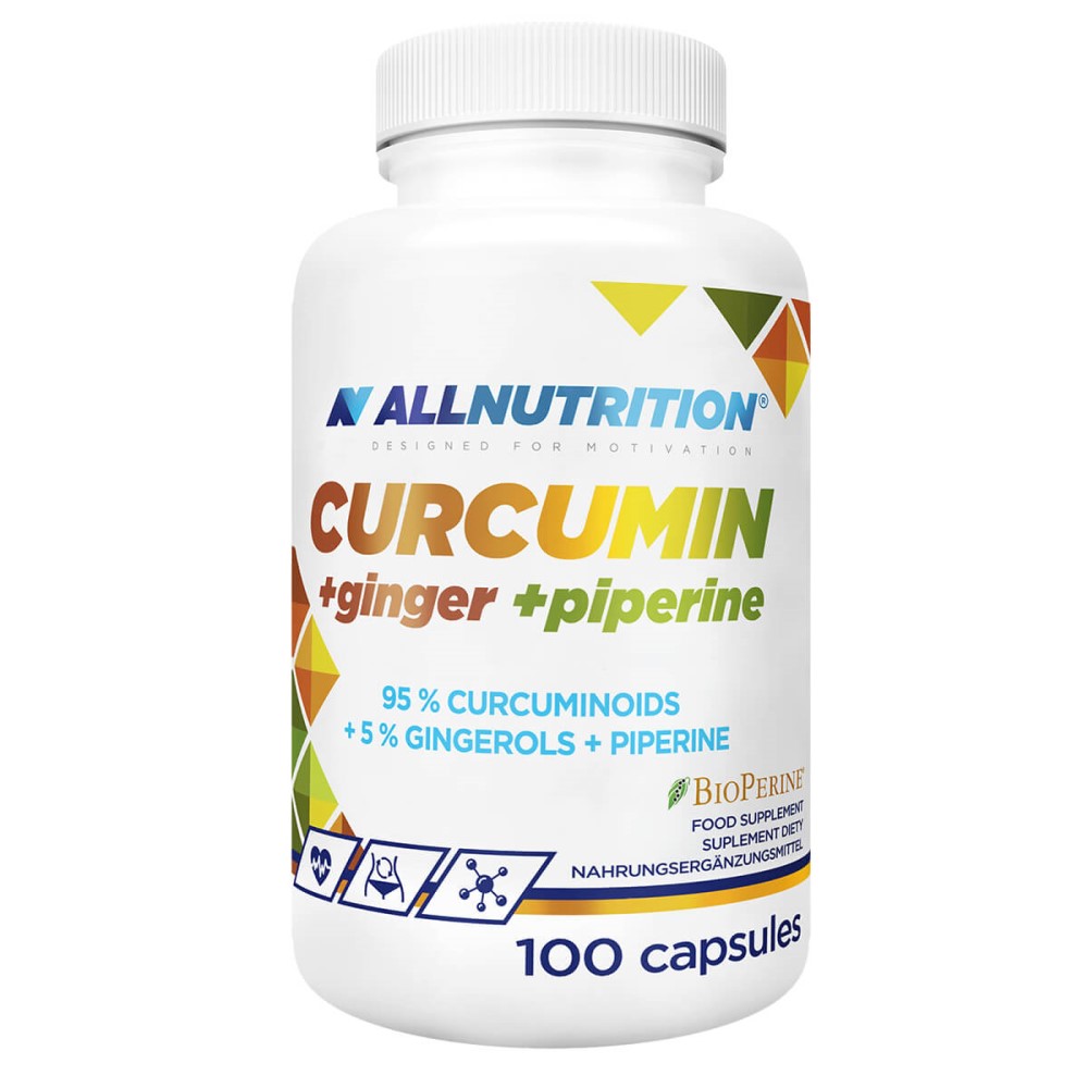 Allnutrition Curcumin + Ginger + Piperine - 100 Caps Allnutrition Curcumin + Ginger + Piperine - 100 Caps