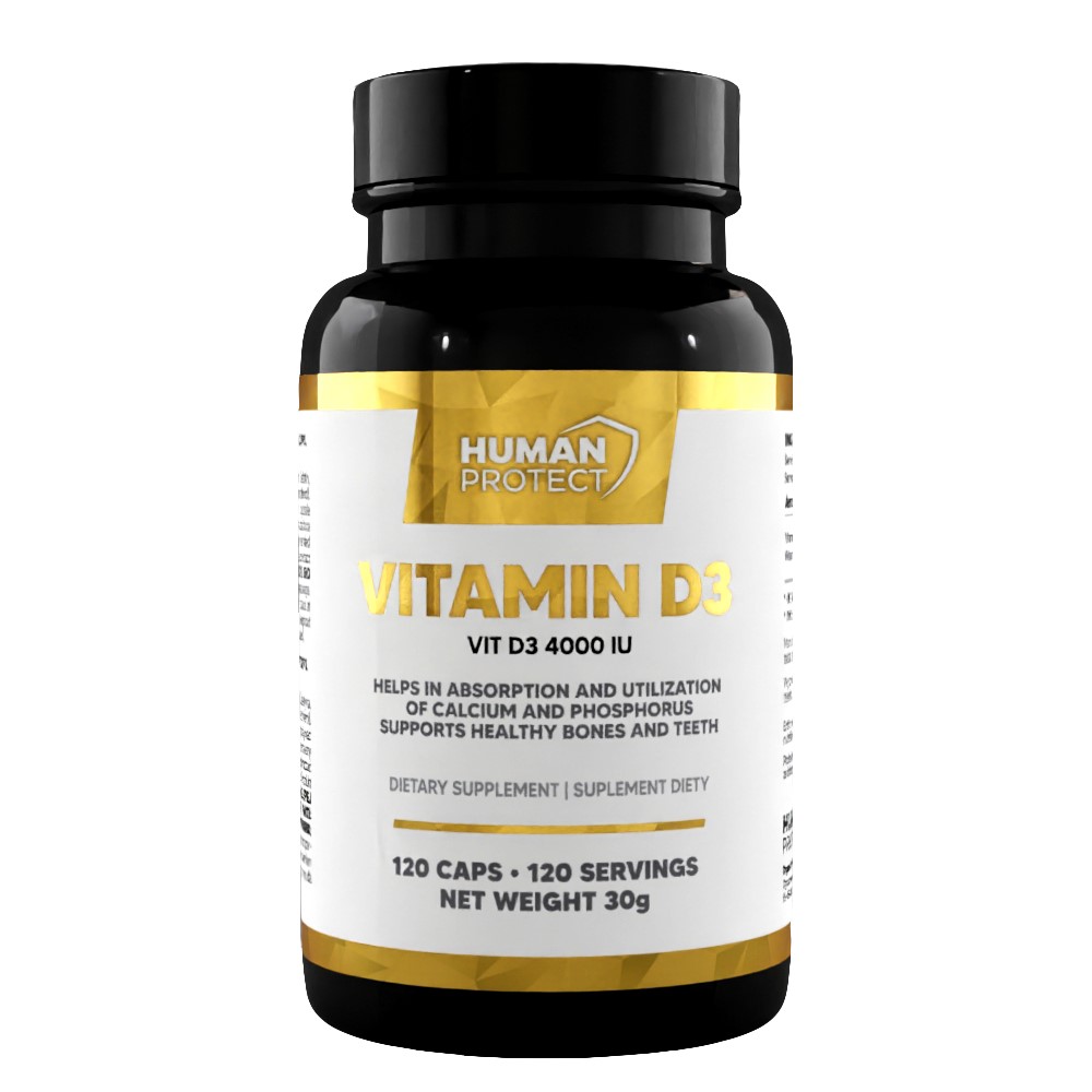 Human Protect Vitamin D3 4000 IU - 120 caps Human Protect Vitamin D3 4000 IU - 120 caps