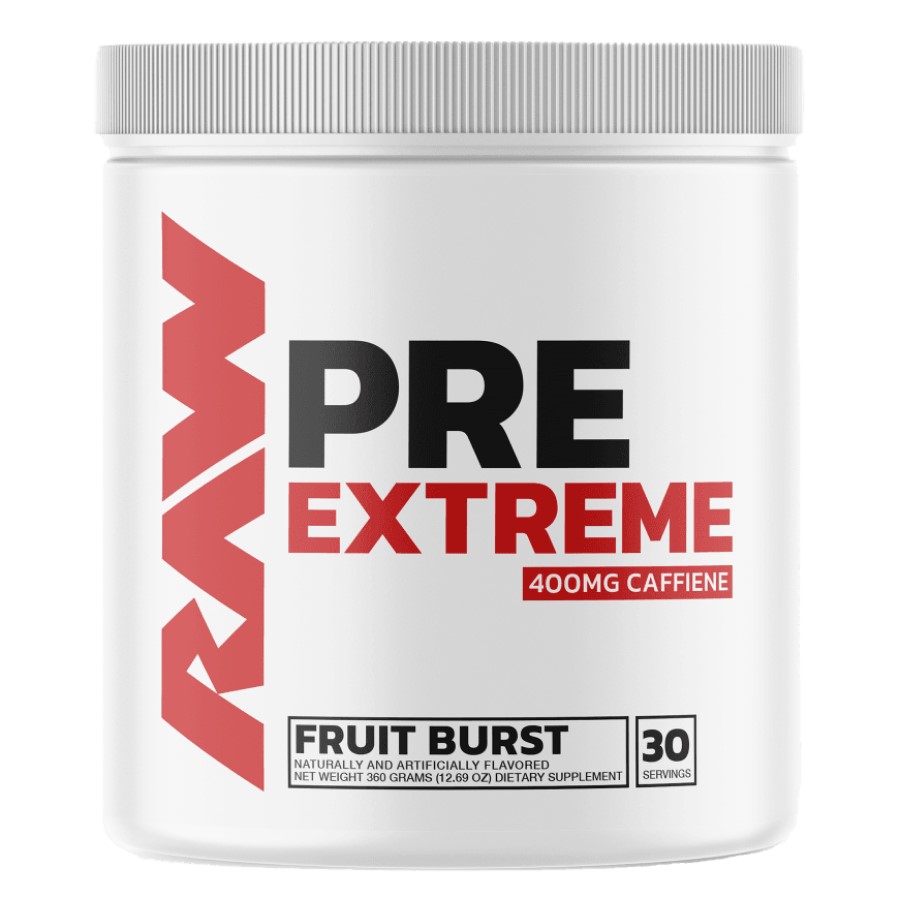 RAW Nutrition RAW Pre Extreme - 30 servings **BEST BEFORE 08/2025** RAW Nutrition RAW Pre Extreme - 30 servings **BEST BEFORE 08/2025**