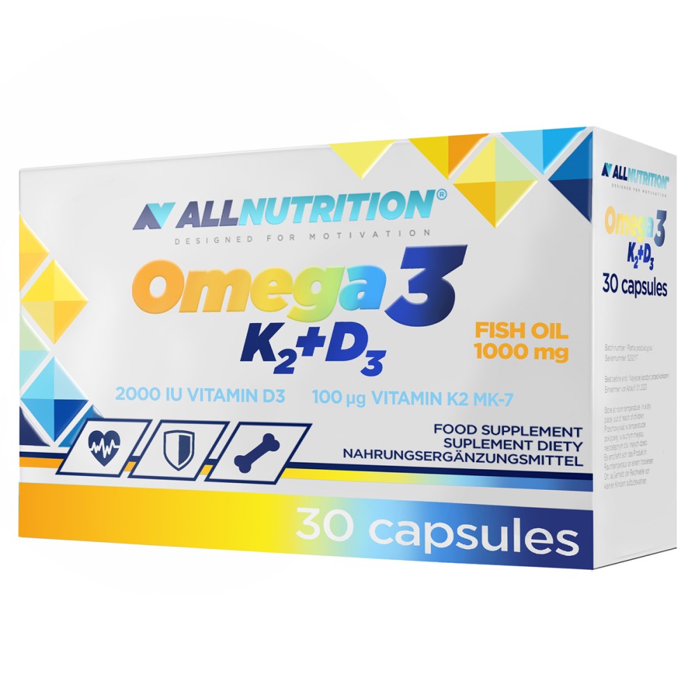 Allnutrition Omega 3 K2+D3 - 30 Caps