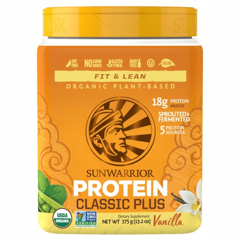 Sunwarrior Protein Classic Plus Organic - 375g Sunwarrior Protein Classic Plus Organic - 375g