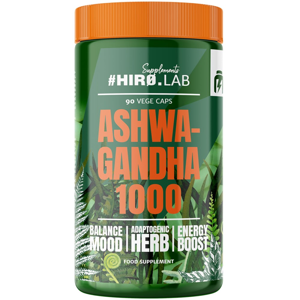 Hiro Lab Ashwagandha 1000mg - 90 Veg Caps Hiro Lab Ashwagandha 1000mg - 90 Veg Caps