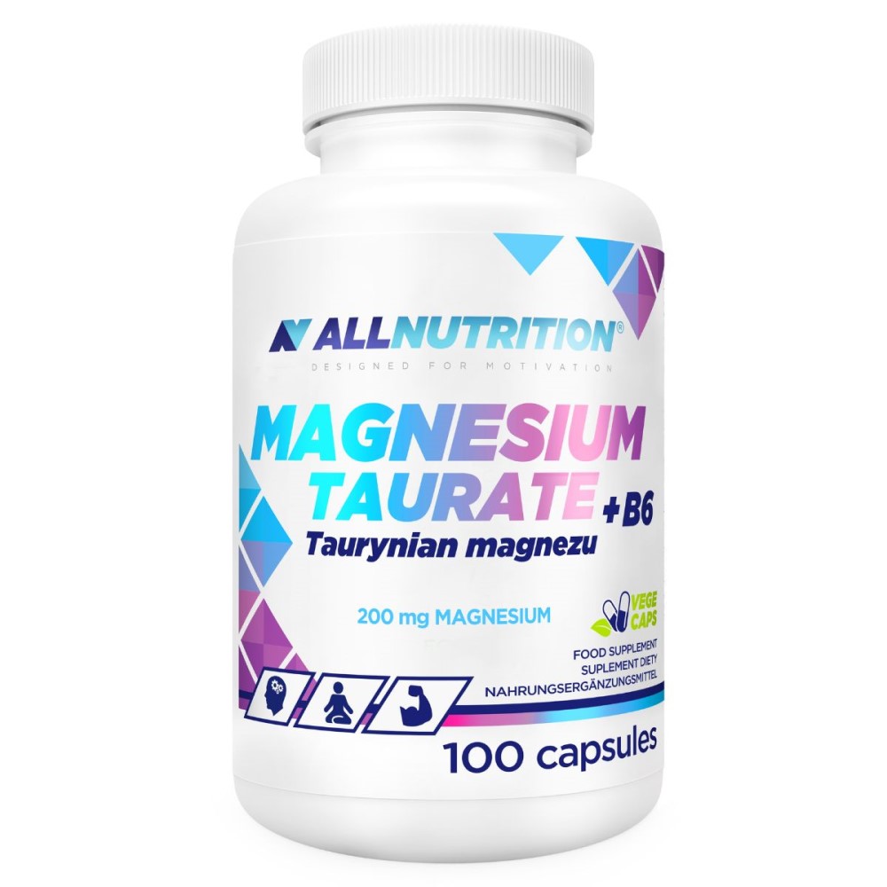 Allnutrition Magnesium Taurate + B6 - 100 Caps Allnutrition Magnesium Taurate + B6 - 100 Caps