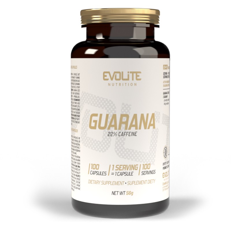 Evolite Guarana 455mg - 100 caps Evolite Guarana 455mg - 100 caps