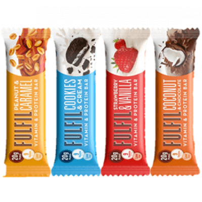 Fulfil Vitamin & Protein Bar - 55 g (Box of 15) Fulfil Vitamin & Protein Bar - 55 g (Box of 15)