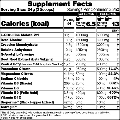 10X Athletic Pump Non-Stim Pre Workout - 50 Servings 10X Athletic Pump Non-Stim Pre Workout - 50 Servings