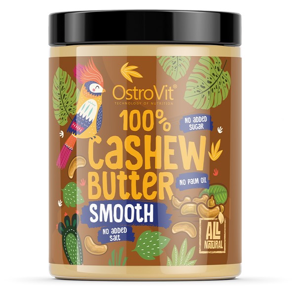 OstroVit 100% Cashew Butter - 1000 g Smooth OstroVit 100% Cashew Butter - 1000 g Smooth