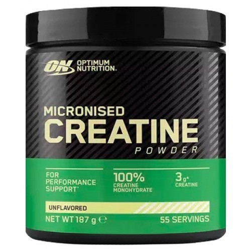 Optimum Nutrition Micronized Creatine Powder - 187g  Optimum Nutrition Micronized Creatine Powder - 187g