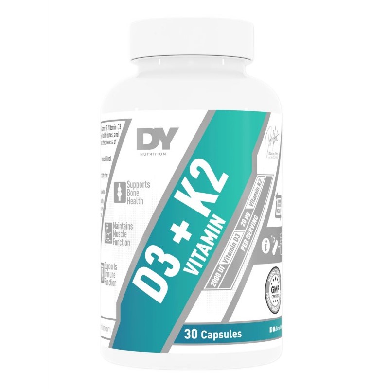 Dorian Yates Vitamin D3 + K2 - 30 Caps