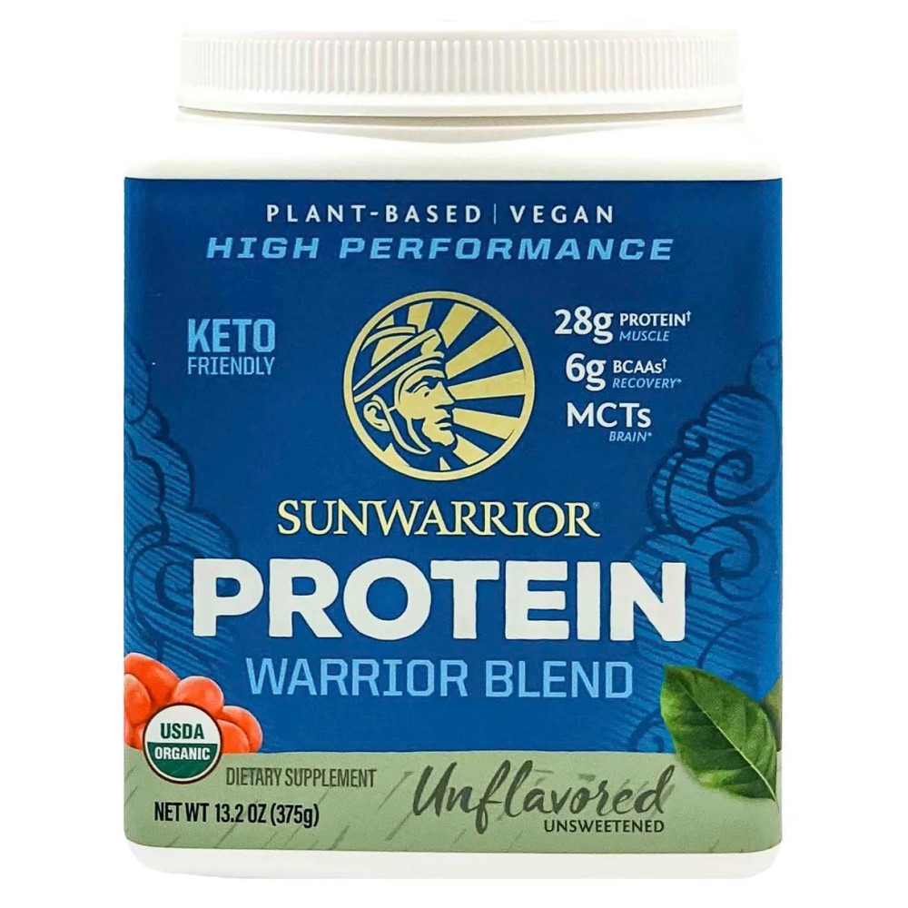 Sunwarrior Protein Warrior Blend Organic - 375g Unflavoured Sunwarrior Protein Warrior Blend Organic - 375g Unflavoured