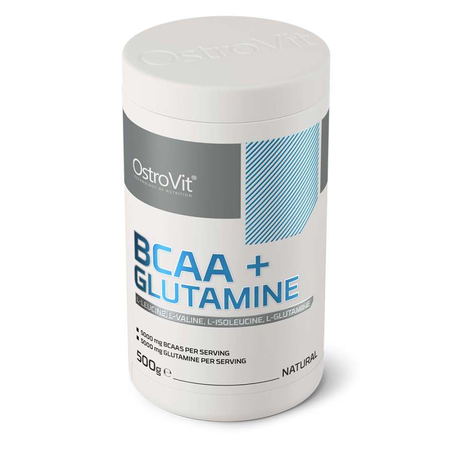 OstroVit BCAA + Glutamine - 500 g Unflavoured OstroVit BCAA + Glutamine - 500 g Unflavoured