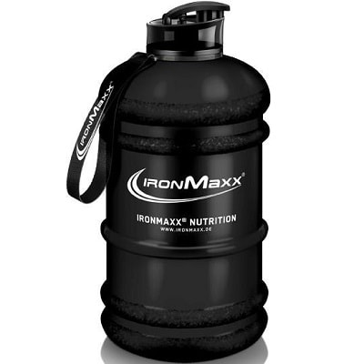 IronMaxx Water Bottle - 2200ml - Black Frosted IronMaxx Water Bottle - 2200ml - Black Frosted