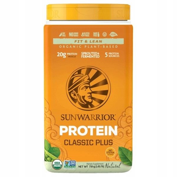 Sunwarrior Protein Classic Plus Organic - 750g Unflavoured Sunwarrior Protein Classic Plus Organic - 750g Unflavoured