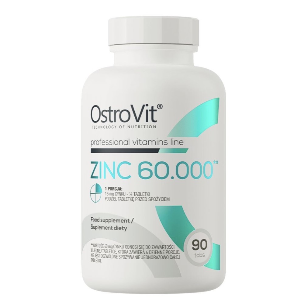 OstroVit Zinc 60.000 - 90 Tabs