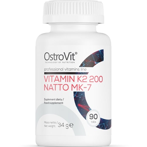 OstroVit Vitamin K2 200 Natto MK-7 - 90 Tabs OstroVit Vitamin K2 200 Natto MK-7 - 90 Tabs
