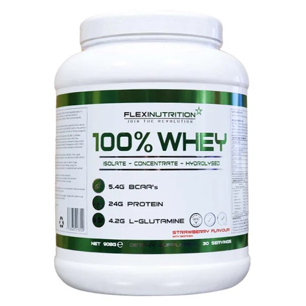 Flexi Nutrition 100% Whey Protein - 908 g Flexi Nutrition 100% Whey Protein - 908 g