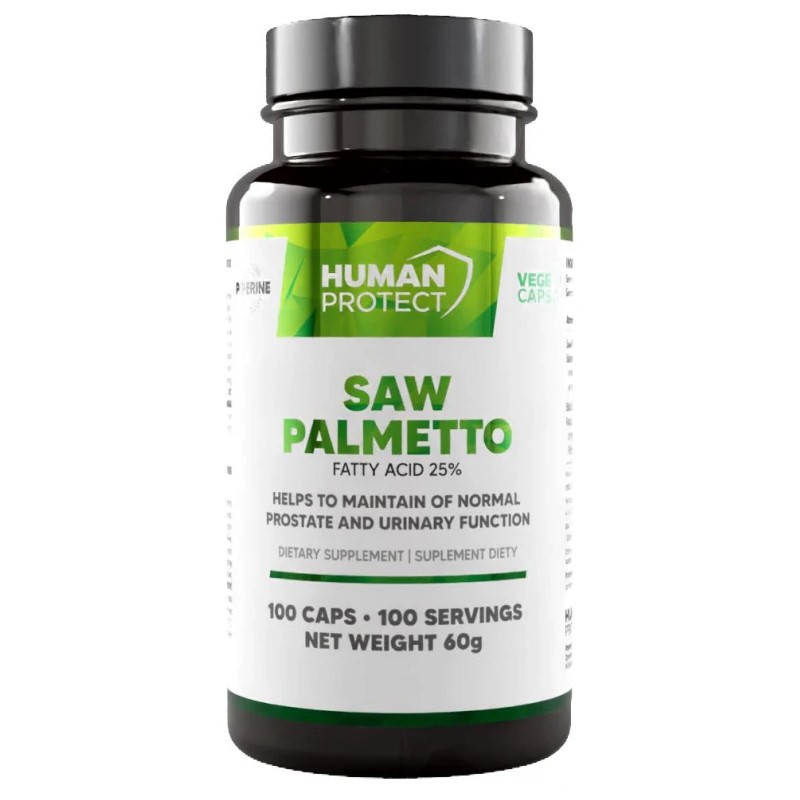 Human Protect Saw Palmetto 25% 500mg - 100 caps Human Protect Saw Palmetto 25% 500mg - 100 caps