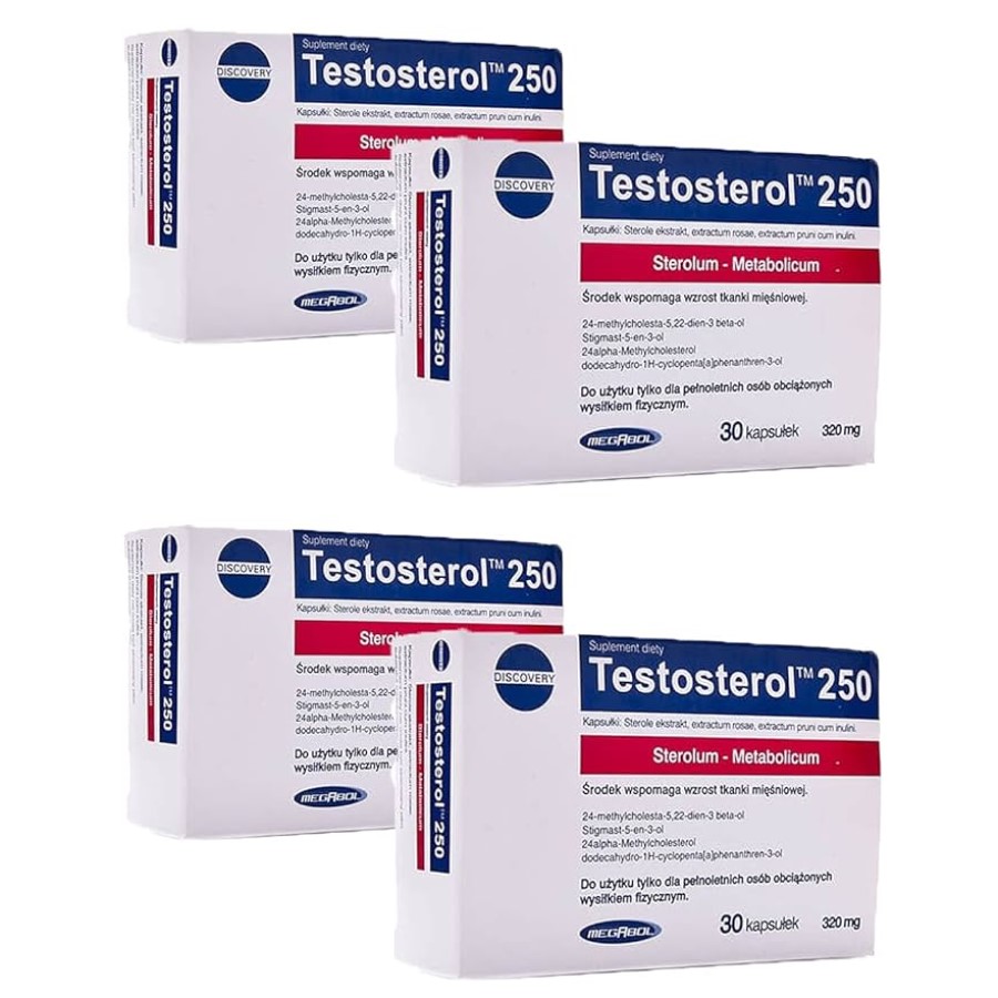 Megabol Testosterol 250 - 120 Caps (4x30caps) Megabol Testosterol 250 - 120 Caps (4x30caps)