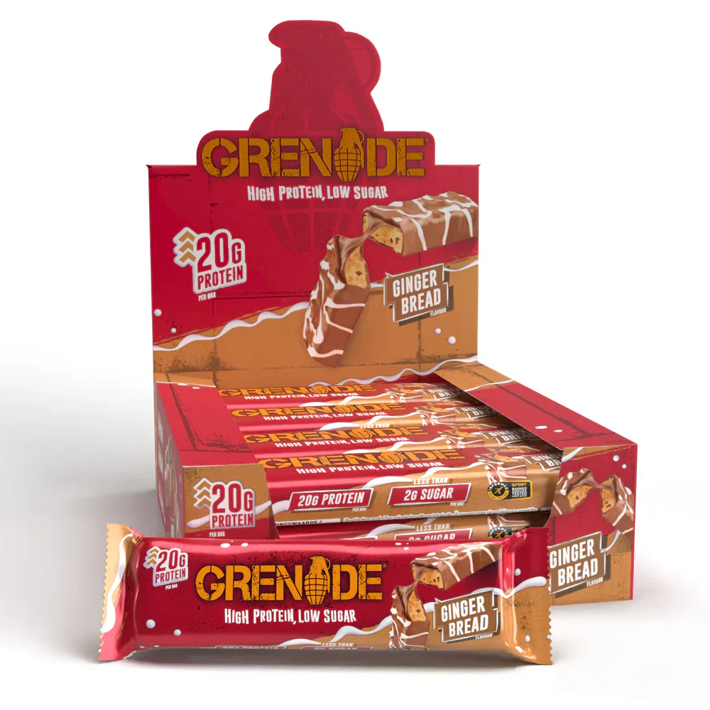 Grenade Carb Killa Bar - 60 g (Box of 12) - Gingerbread **BEST BEFORE 07/2025**