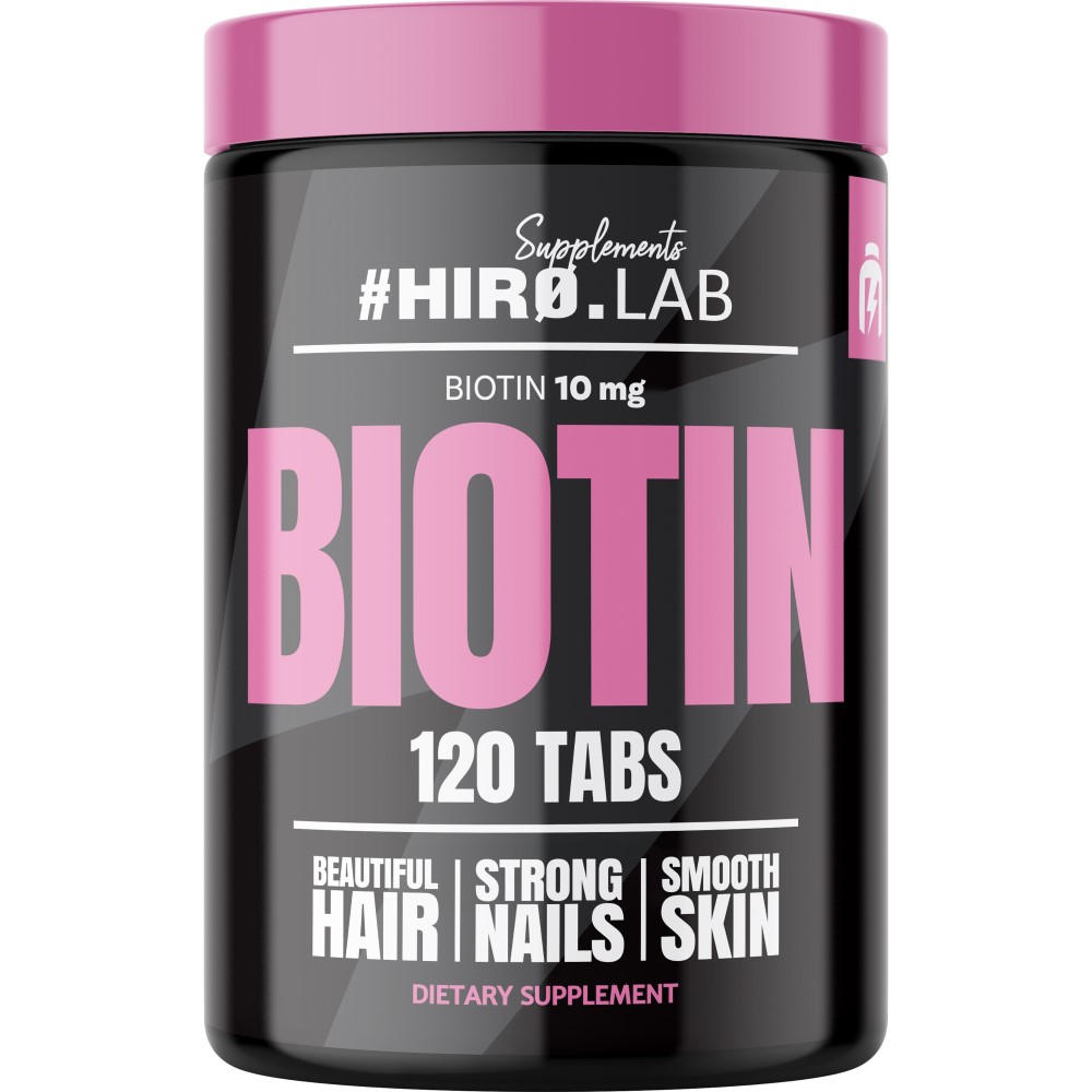 Hiro Lab Biotin 10mg- 120 tabs Hiro Lab Biotin 10mg- 120 tabs