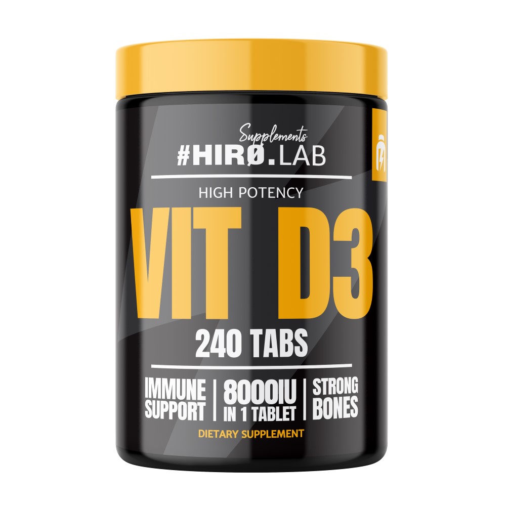 Hiro Lab Vitamin D3 8000IU - 240 tabs Hiro Lab Vitamin D3 8000IU - 240 tabs